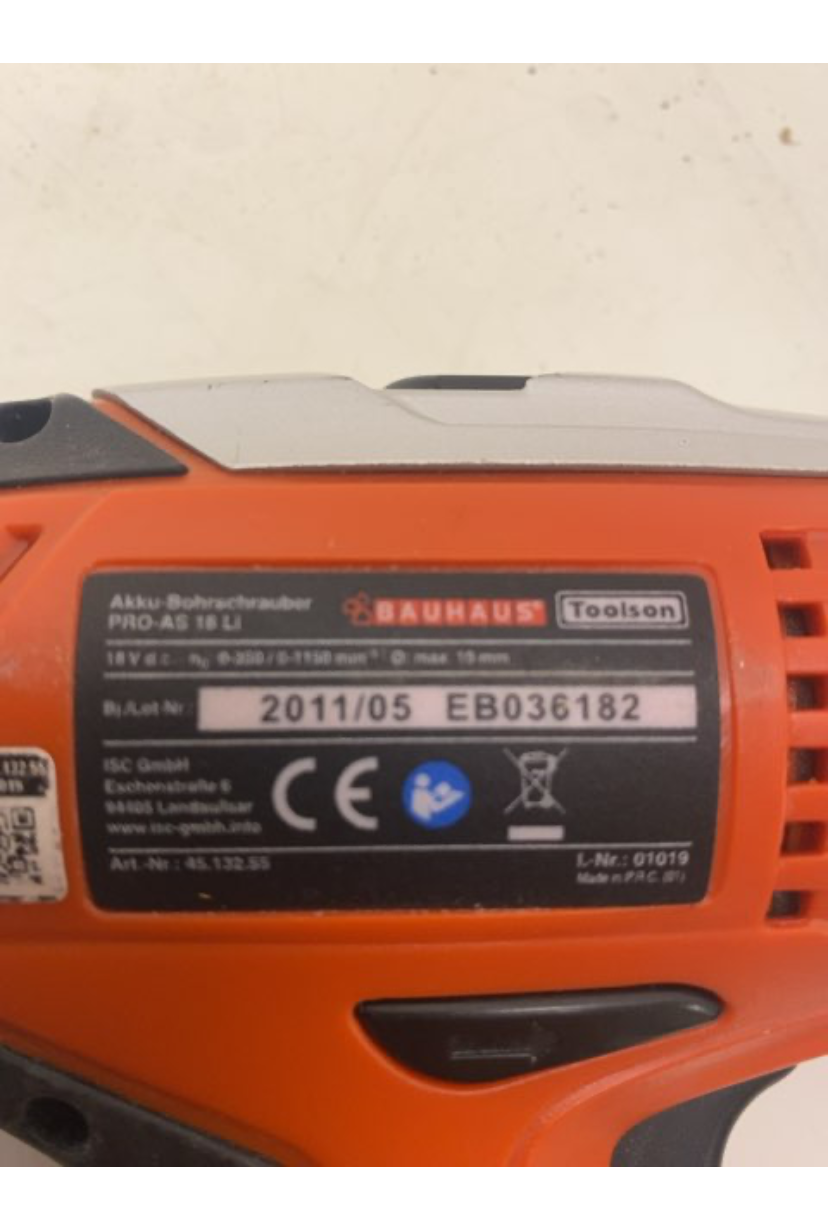 Toolson bore og skruemaskine 18 V